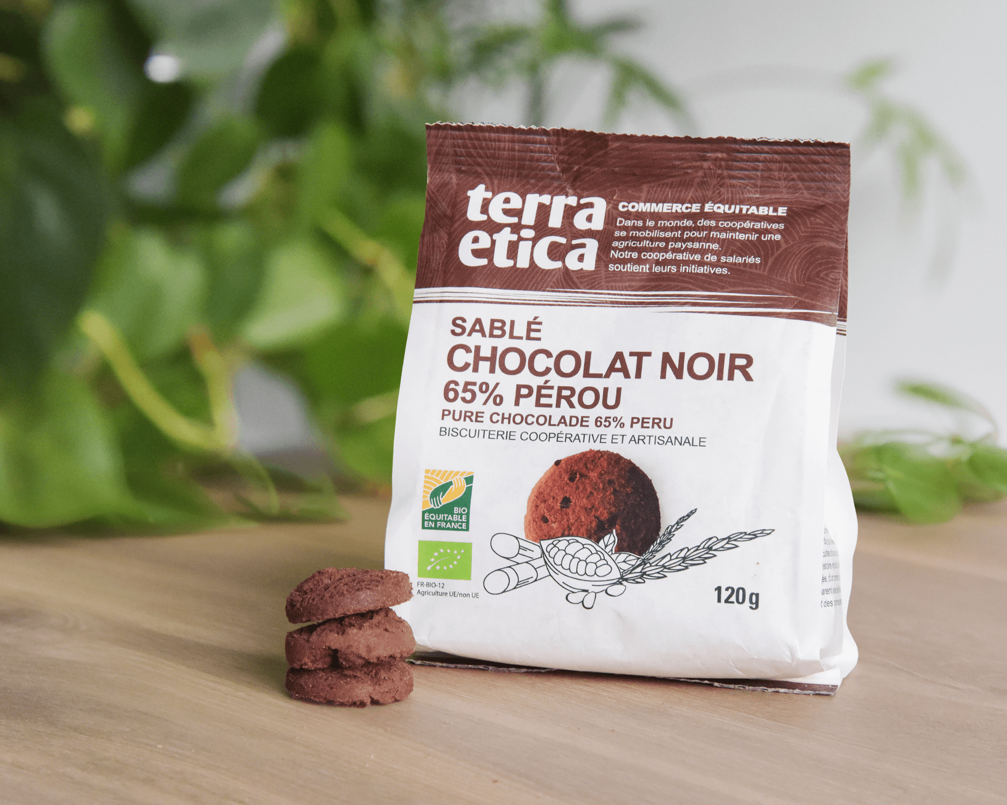 Sablés au Chocolat noir biologique et équitables I Terra Etica