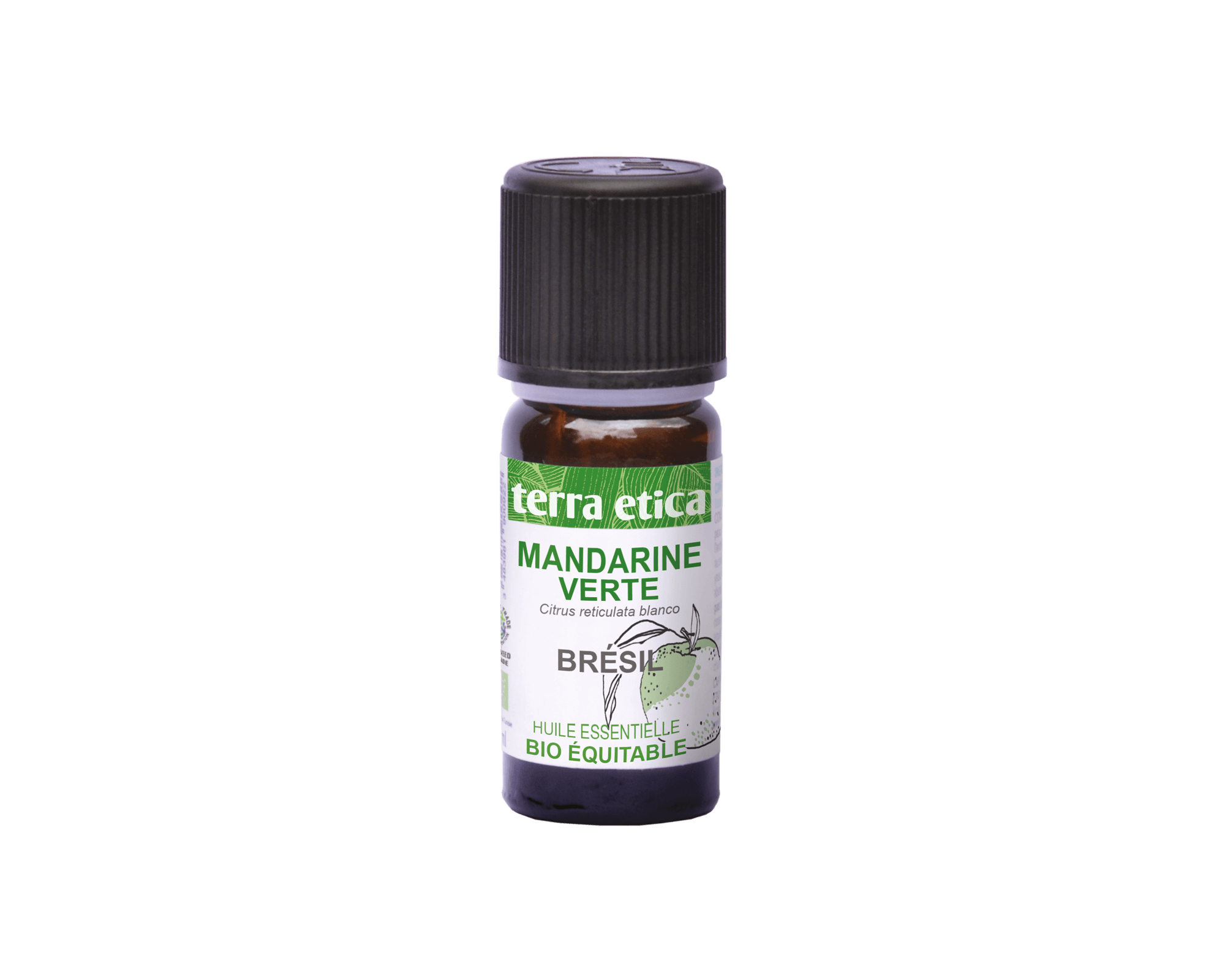 Terra Etica - Pure huile essentielle Mandarine verte biologique et équitable