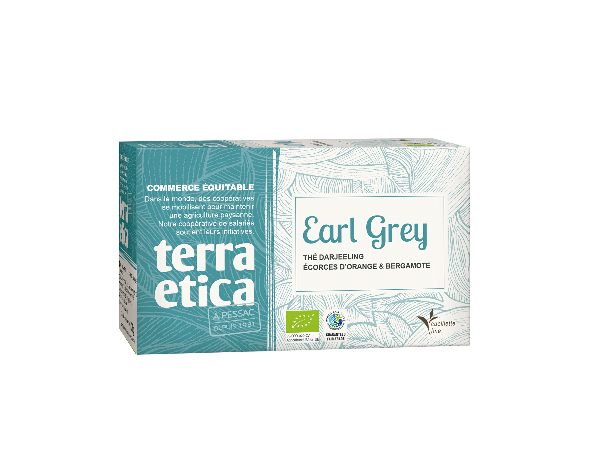 Thé Earl Grey variété Darjeeling bio et équitable I Terra Etica