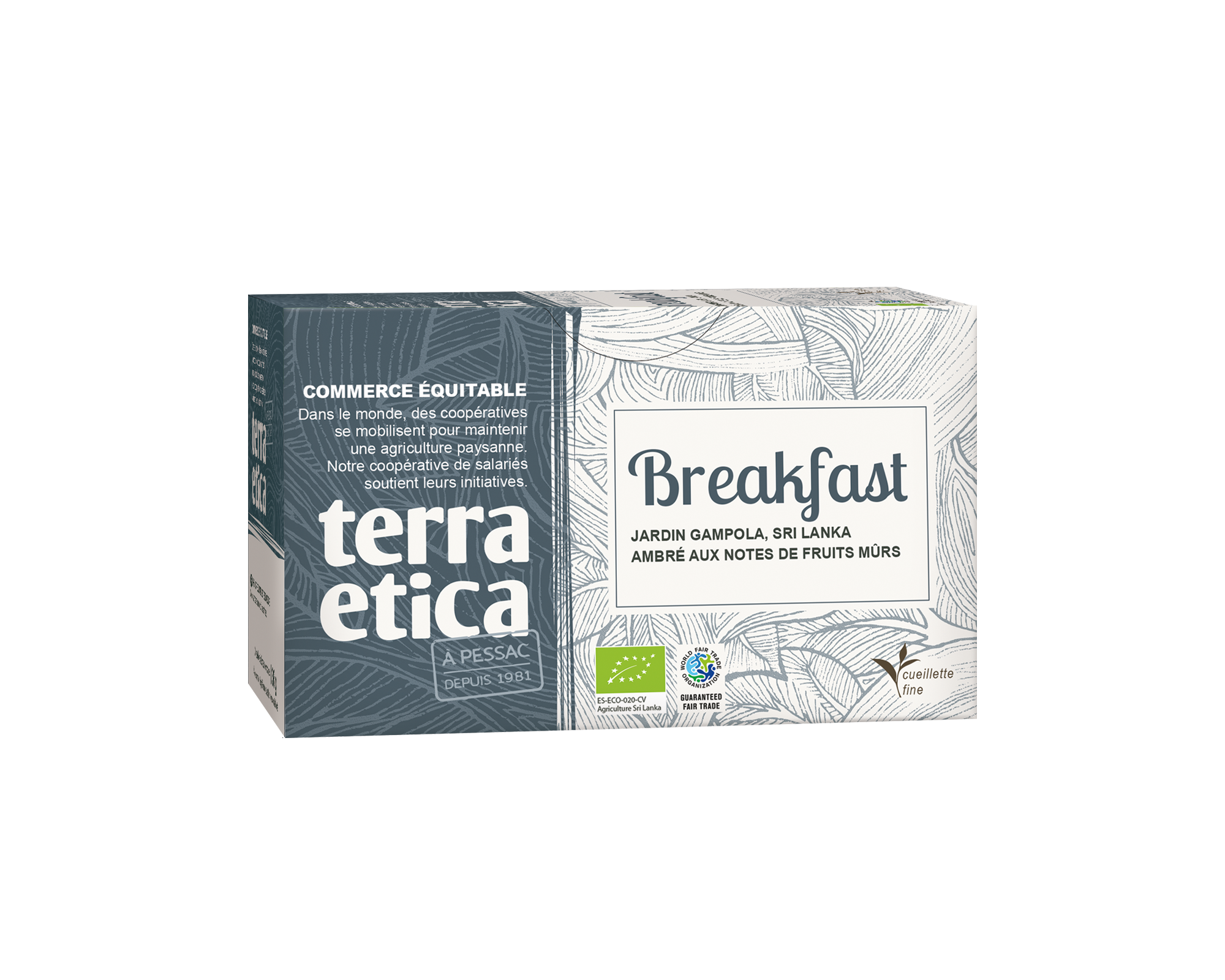 Thé Breakfast de Ceylan bio et equitable I Terra Etica
