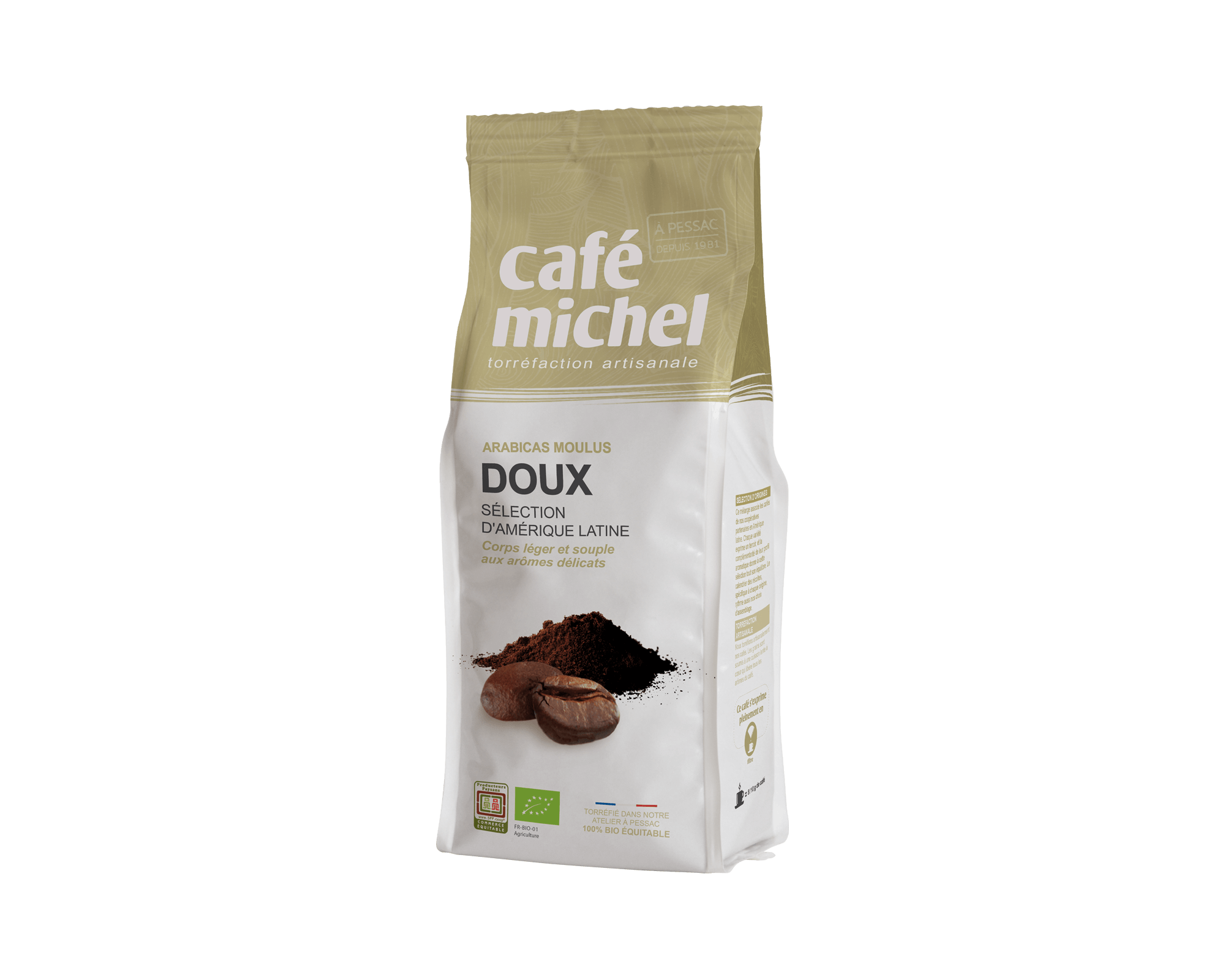 Mélange Doux arabicas biologiques et équitables 250gr I Café Michel