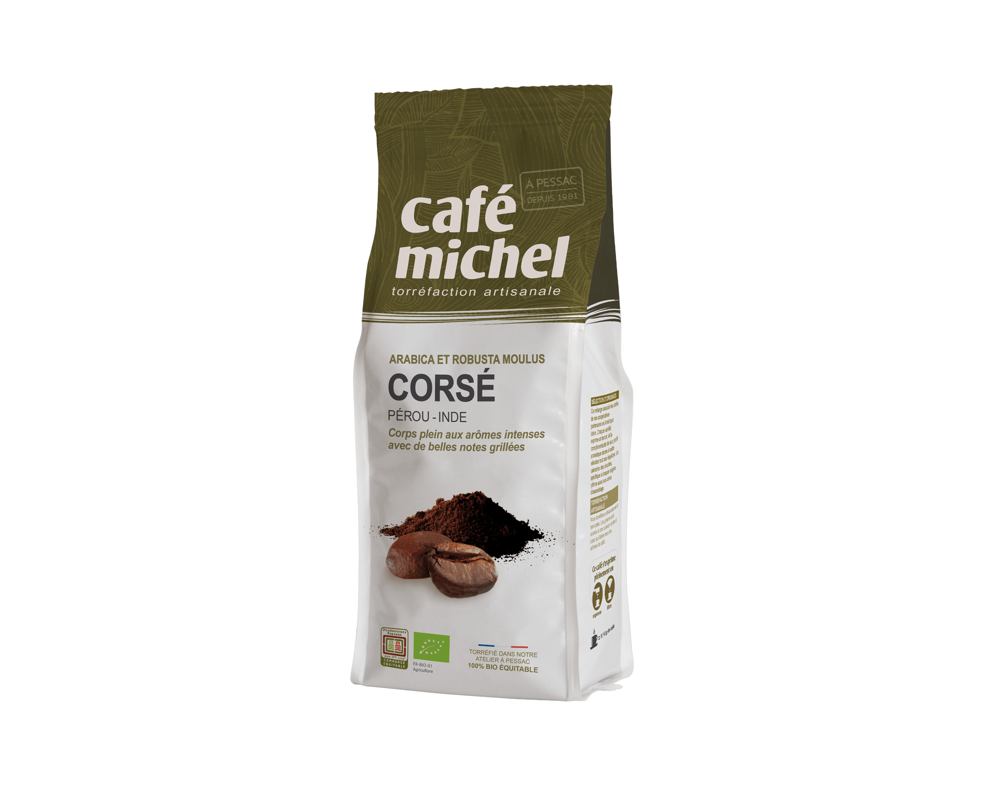 Mélange Corsé café biologique et équitable 250gr I Café Michel